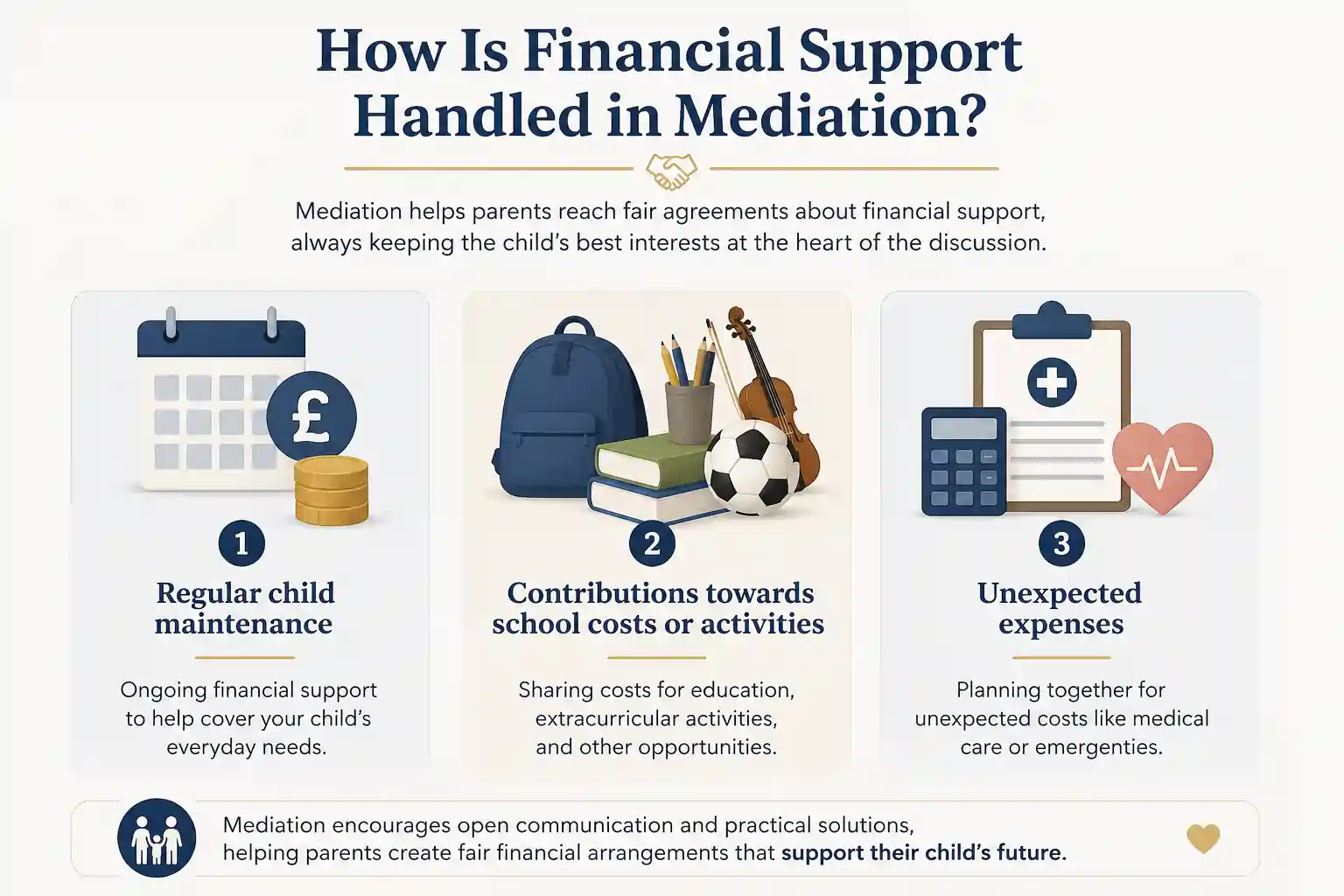 How Is Financial Support Handled in Mediation Crowthorne